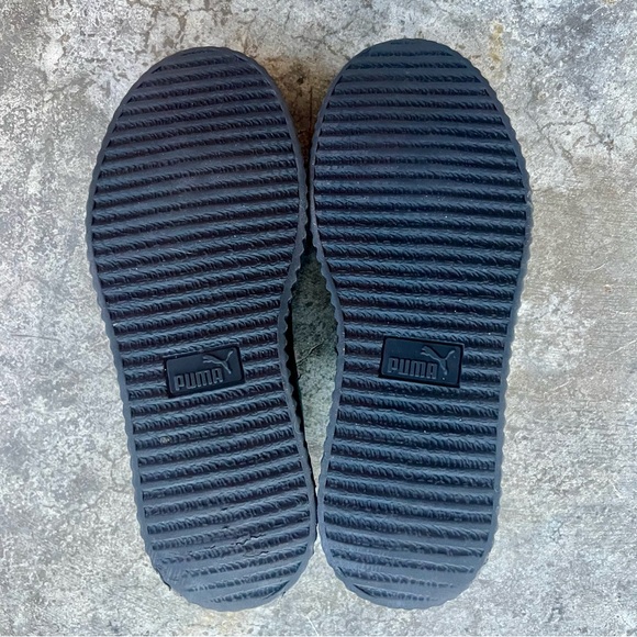 Fenty Puma by Rihanna Black Patent Leather Creeper Platform 7.5 - Picture 4 of 11